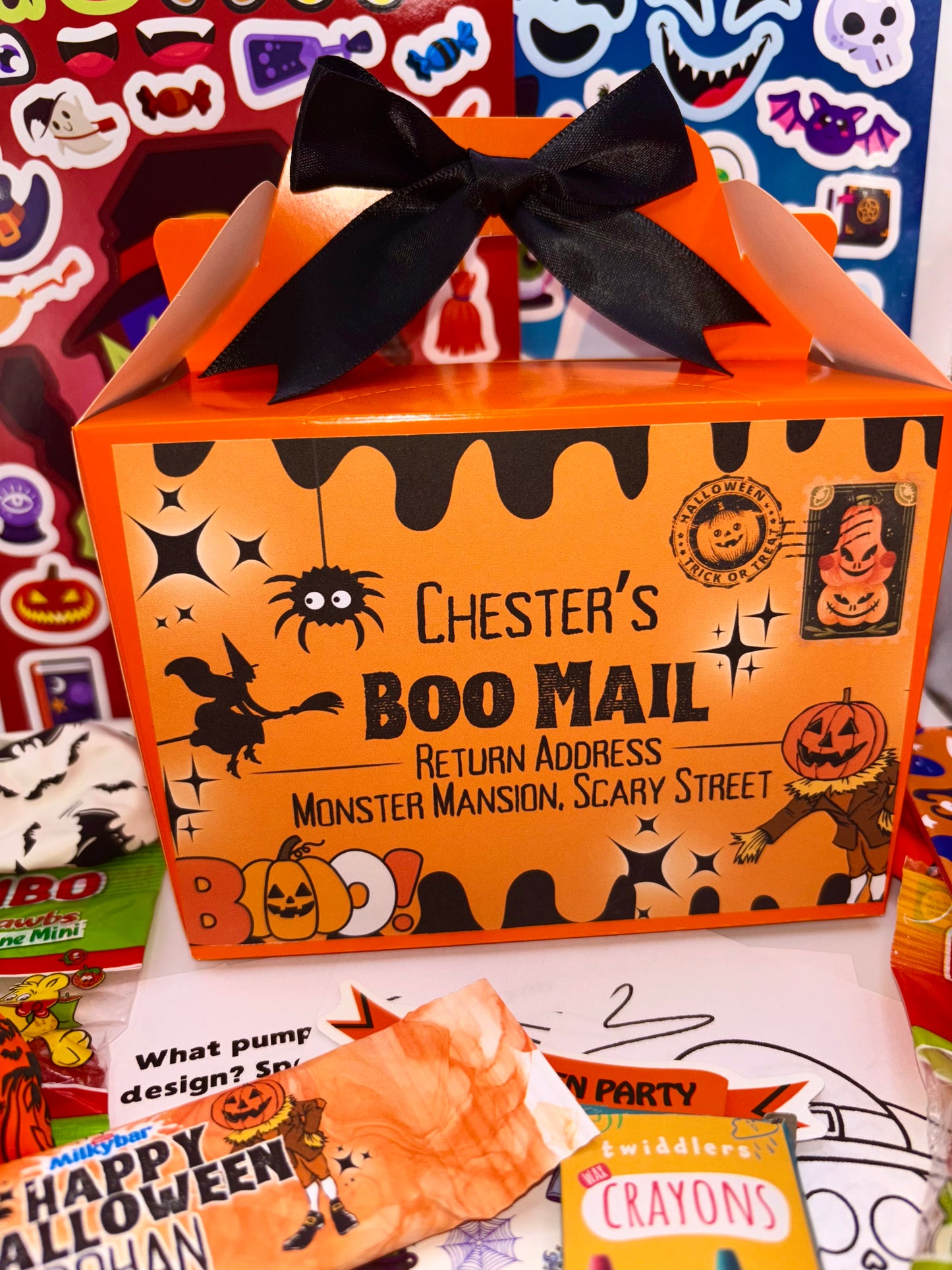 Halloween Boo Mail Treat Box