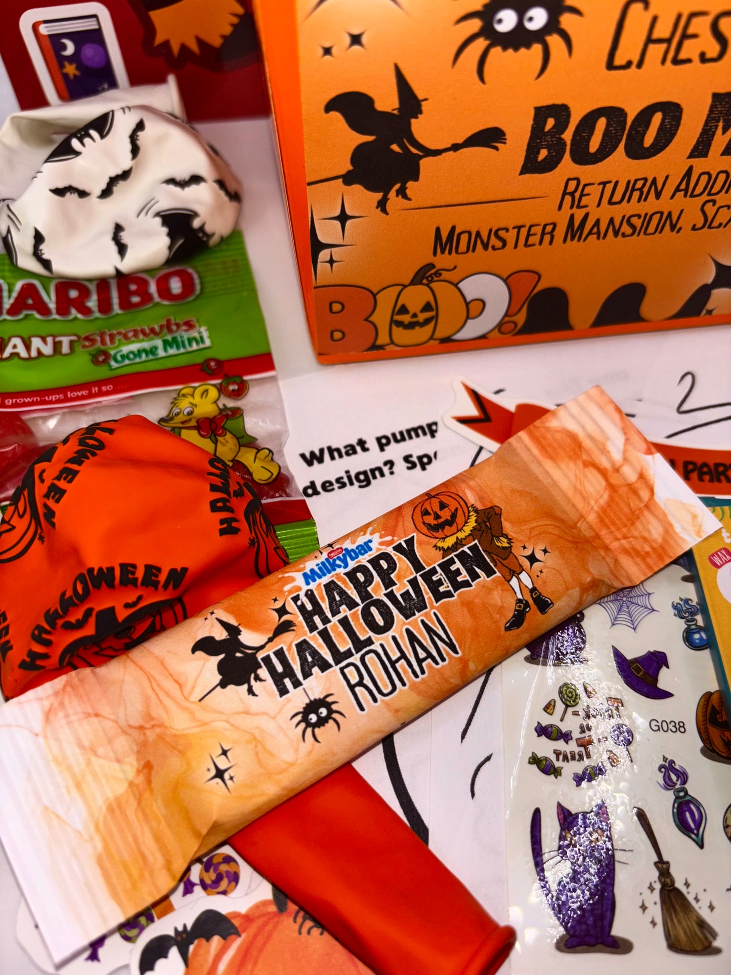 Halloween Boo Mail Treat Box