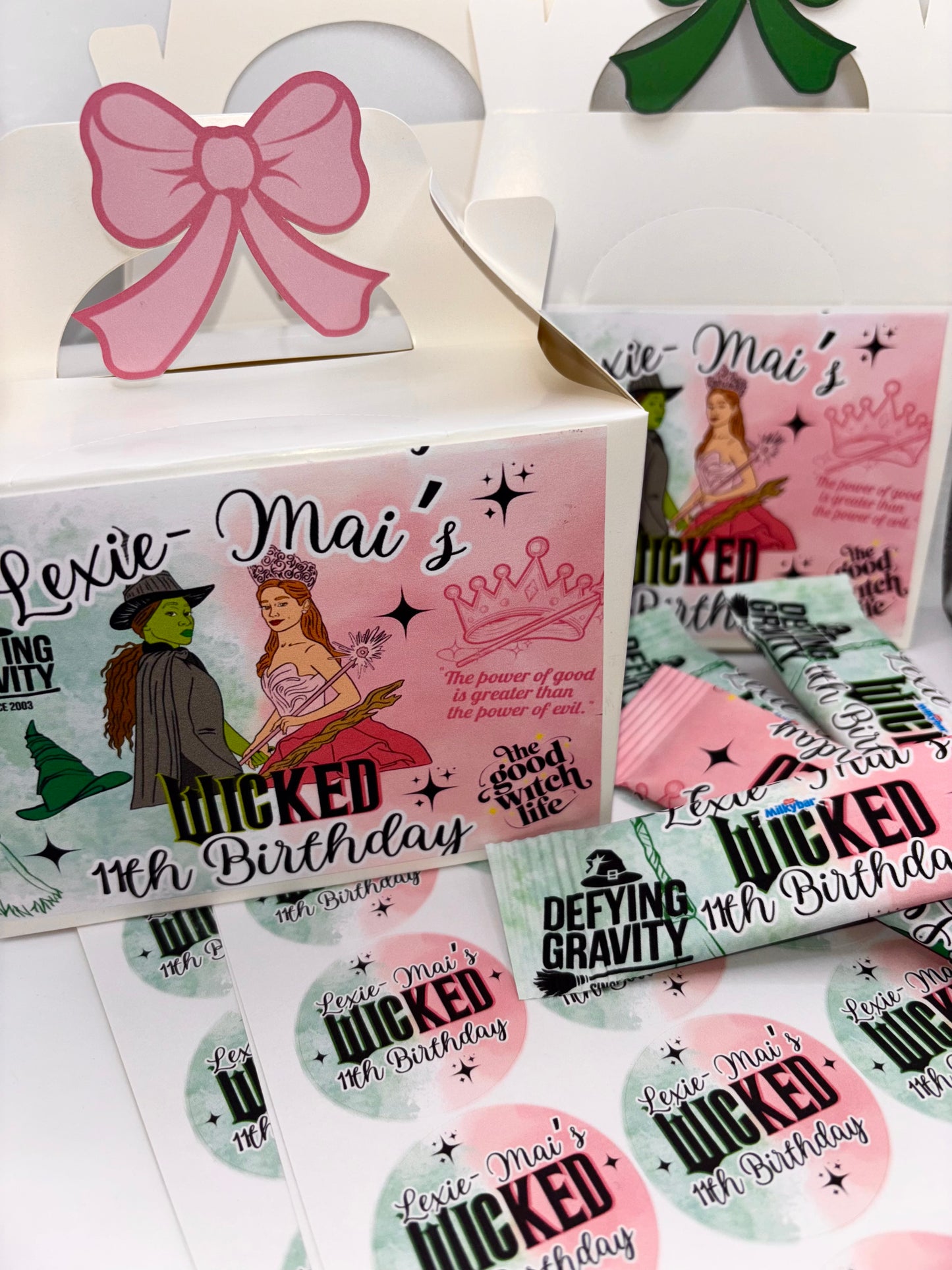 Green / pink Party Set