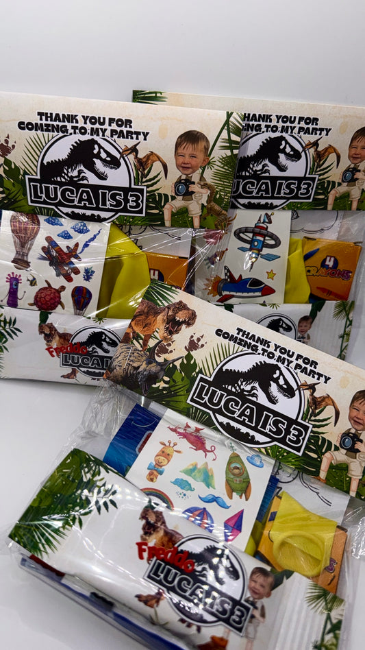 Dinosaur Cellophane Party Bag