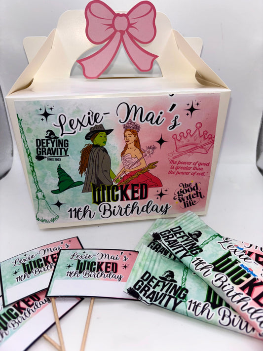 Green / pink Party Set